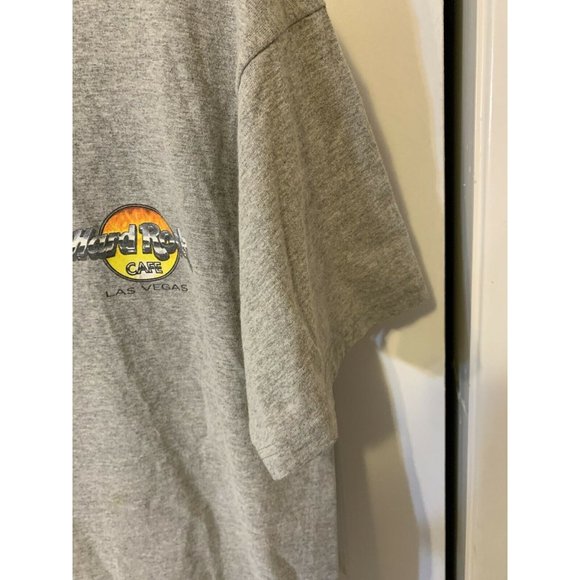 Hard Rock Cafe Gray Men’s Sz L 2000 Evolution of Rock Las Vegas T-Shirt - Picture 7 of 8